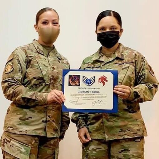 Borja earns promotion to staff sergeant